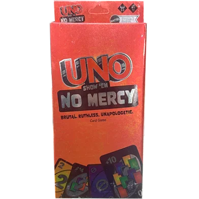 Uno Playing Cards No Mercy Foreign Trade Playing Cards English Version Cards Poker Cards Spot - Rokomari product